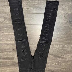 Ksubi Black Distressed Skinny Jeans
